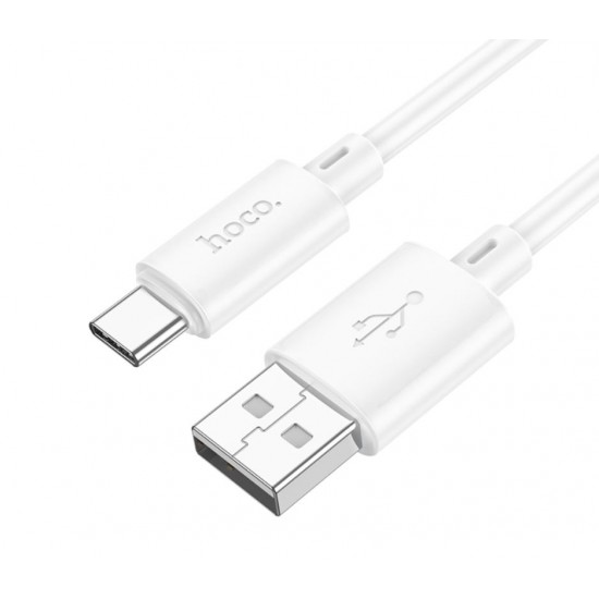 HOCO Кабел X88 USB към TYPE-C, 3A, 2M - Бял