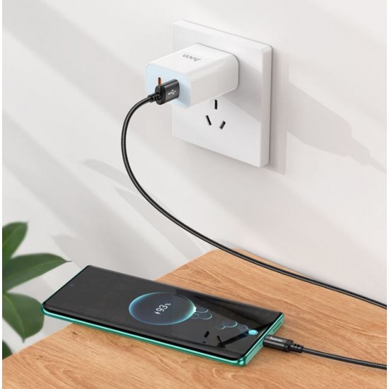HOCO Кабел “X89 Wind” USB to Type-C (1M) - Черен
