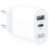 XO-L97 Адаптер с изх. USB-C+USB 2.4A 