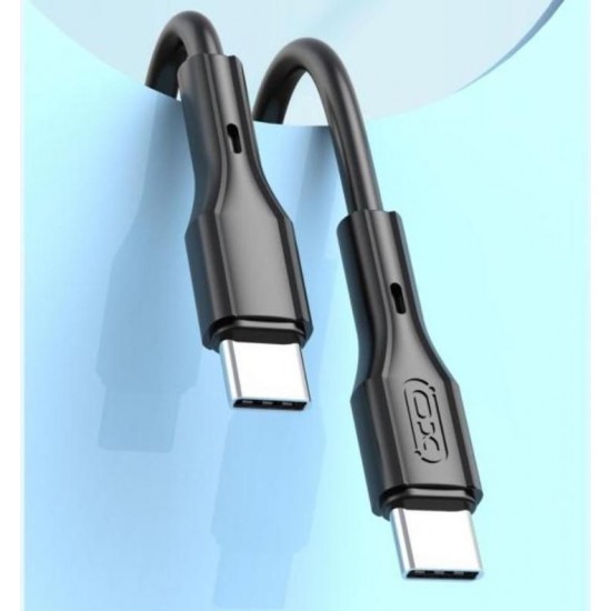 Кабел XO-NB-Q231B Fast 60W Type-C към Type-C 1M - Бял