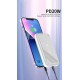 WUW-Y104 Безж. магнитно зарядно PD20W USB-C+1изх.USB 10,000MAH - Silver