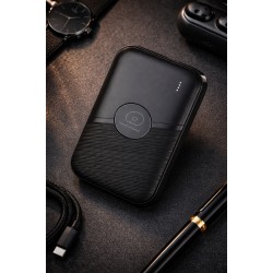 WUW Y142  Powerbank – 5000mAh, Li-ion, 22.5W, Черен 