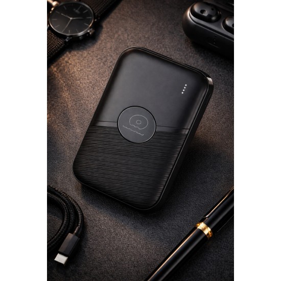 WUW Y142  Powerbank – 5000mAh, Li-ion, 22.5W, Черен 