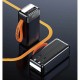 TUGII Външна батерия Y400 40000mAh, 22.5W с вградени кабели и LED фенер – Черна