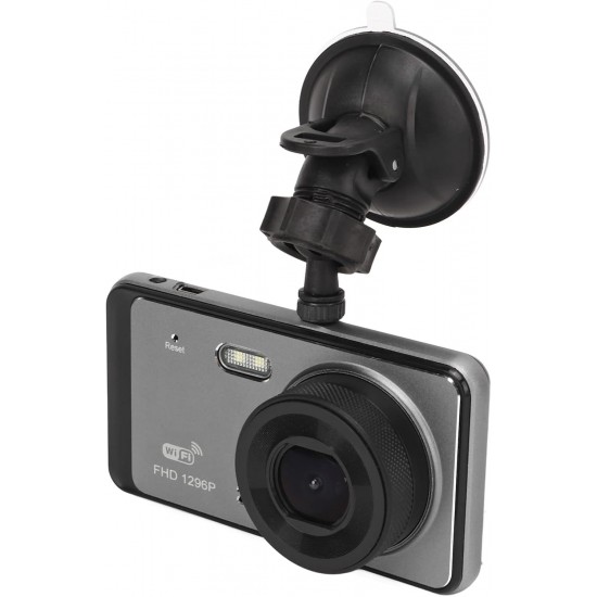 Y6 WIFI Автомобилен видеорегистратор предна и задна камера с WiFi, 1080P, нощно виждане, паркинг мониторинг и 170° широк ъгъл