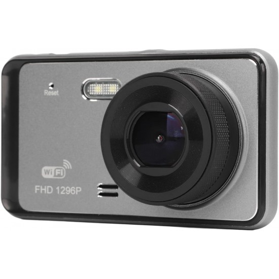 Y6 WIFI Автомобилен видеорегистратор предна и задна камера с WiFi, 1080P, нощно виждане, паркинг мониторинг и 170° широк ъгъл