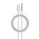 LDNIO LS-Y82c Кабел Aux USB-C към 3.5mm жак 2M - Бял 