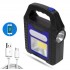 YD-878A Преносим соларна лампа/фенер COB LED работна лампа Факел Power Bank Водоустойчив USB акумулаторен външен къмпинг Авариен прожектор