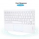 Комплект Bluetooth безжична клавиатура с trackpad YL-03 - Бял