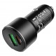 HOCO 12V Адаптер Z42 с 2 изхода PD20W+18WQC3.0+LED display (черен)