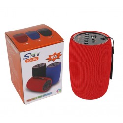 Преносим Bluetooth мини високоговорител ZQS202 - Червен – Компактен и многофункционален 