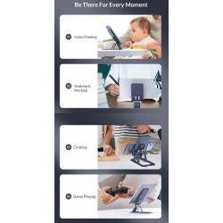 PVC резервна настолна стойка A115 ( Бял) за телефон, за дома, размер: 15 x 13 x 6,7 cm 