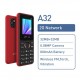 Мобилен телефон IPRO+БГ МЕНЮ A32 +БГ МЕНЮ /2G/32+32MB/1.77inch/0.08MP/800mAh/Dual Sim/5V 500mAh/ДвоенФенер - Черен