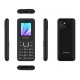 Мобилен телефон IPRO+БГ МЕНЮ A32 +БГ МЕНЮ /2G/32+32MB/1.77inch/0.08MP/800mAh/Dual Sim/5V 500mAh/ДвоенФенер - Черен