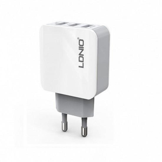 220V С 3 - изхода USB LDNIO A3301 3.1A USB Lightning