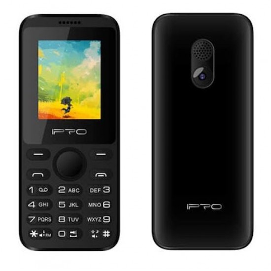 Мобилен телефон IPRO A6MINI+БГ МЕНЮ /2G/32+32MB/1.77inch/0.08MP/800mAh/Dual Sim/5V 500mAh/Фенер - Черен