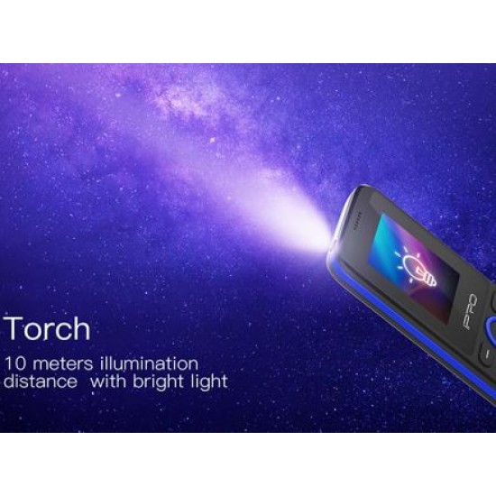 Мобилен телефон IPRO A6MINI+БГ МЕНЮ /2G/32+32MB/1.77inch/0.08MP/800mAh/Dual Sim/5V 500mAh/Фенер - Черен