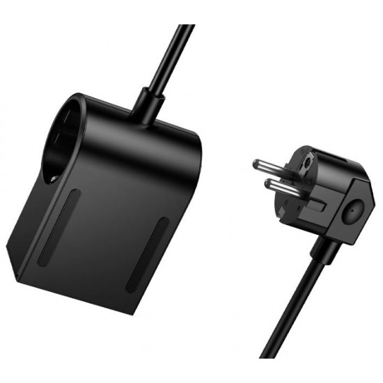 Разклонител HOCO AC33 – 1 контакт, 2×USB-C, 1×USB-A, PD 30W, 2500W, кабел 1.5 м