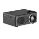 ARD814 Led преносим проектор, поддържа 1080P, 20-80 инча прожекционен екран, може да чете U диск, мобилен твърд диск, Tf карта, AV и DVD, Set-Top Box, перфектна система за домашно кино, черен
