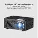 ARD814 Led преносим проектор, поддържа 1080P, 20-80 инча прожекционен екран, може да чете U диск, мобилен твърд диск, Tf карта, AV и DVD, Set-Top Box, перфектна система за домашно кино, черен
