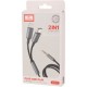 EARLDOM Аудио кабел AUX71 – USB-C към 3.5 мм AUX жак, 100 см, черен