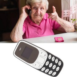 BM10 Мини мобилен телефон (Червен) – Най-малкият в света отключен Dual SIM с промяна на гласа, Bluetooth