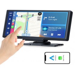 C990 10-инчов Apple Carplay/Android Auto Безжична автомобилна стерео GPS навигация автомобилен екран , Bluetooth, Siri/Google Assistant