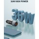 12V 2в1 C510Q 3.0 LDNIO Fast с 2 изхода USB-C + USB 36W - Type-C към Lightning