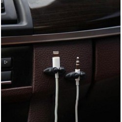 4бр. Органайзер за кабели BS-101 за колата офиса или дома 