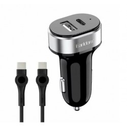 EARLDOM ES-CC14 12V Зарядно с кабел Type-C към Type-C PD2.4A+QC3.0