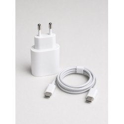 NoBrand 35W USB-C Захранващ Адаптер с USB-C към USB-C Кабел – Бързо Зареждане, EU Plug