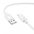 HOCO кабел X122 2.4A USB към Lightning (1M) - Бял