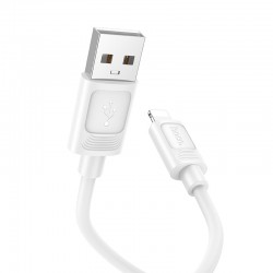 HOCO кабел X122 2.4A USB към Lightning (1M) - Бял