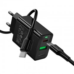 HOCO Зарядно CS94A PD20W+QC18W USB / USB-C с кабел Type-C към Type-C