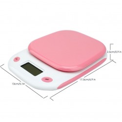 CX-160 Цифрова кухненска везна кантар до 5кг. - Розов