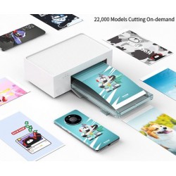 DHP511 Персонализиран принтер на мобилен телефон за стикер на гърба на мобилен телефон ,бързо и лесно