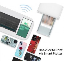 DHP511 Персонализиран принтер на мобилен телефон за стикер на гърба на мобилен телефон ,бързо и лесно