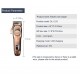 DALING DL-1215 Безжичен акумулаторен тример за подстригване на коса Wood Grain Color Безжичен акумулаторен LED