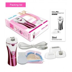 DALING Епилатор DL-6016 за жени с безжична електрическа самобръсначка 3 в 1 за жени, лесен за използване