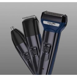 DALING DL-9048 Професионален безжичен 3 в 1 тример за коса, самобръсначка,за нос, комплект за подстригване