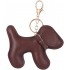 Ключодържател Кученце от Еко Кожа – Стилен Аксесоар - Кафяв