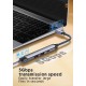 HUB Ldnio DS34C 4в1 USB-C КЪМ 3xUSB 1xUSB-C 5GB/ps