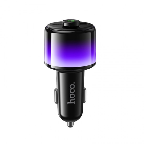 HOCO E166 Path FM трансмитер 42W (1x USB-A + 1x USB-C, Bluetooth 6.0, PD/QC/FCP/AFC)