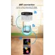 DH-200W Wifi GSM алармена система Безжичен кабелен детектор Tuya Smart Home Security Хост Клавиатура LED екран Съвместим с Alexa Google Home