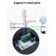 DH-200W Wifi GSM алармена система Безжичен кабелен детектор Tuya Smart Home Security Хост Клавиатура LED екран Съвместим с Alexa Google Home