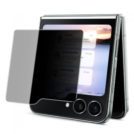 Privacy Стъклен протектор Samsung Z Flip 7