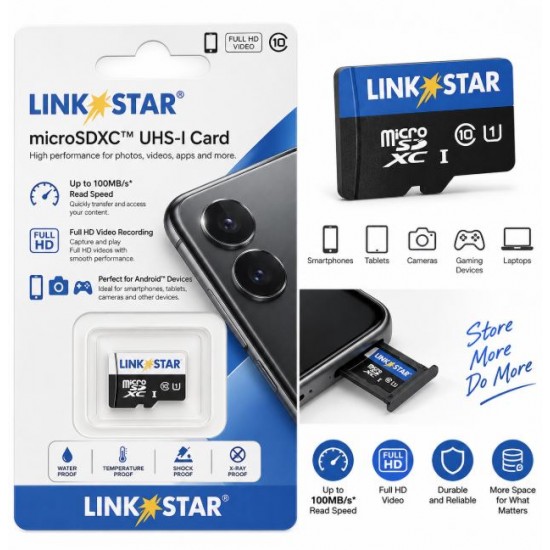 LINK★STAR microSD Карта Памет - 64GB