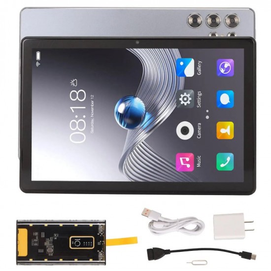 Таблет G2000 ( Черен ) – 10.1 инча, 16GB RAM, 512GB ROM, Android 13 OCTA CORE,DUAL SIM, 50MP КАМЕРА 