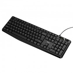 HOCO GM60 Cool Жична клавиатура USB-A – 104 клавиша, Ергономичен дизайн, Черна