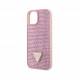 1070 Guess Galaxy S24 Plus Back cover case - Rhinestone Triangle - Pink